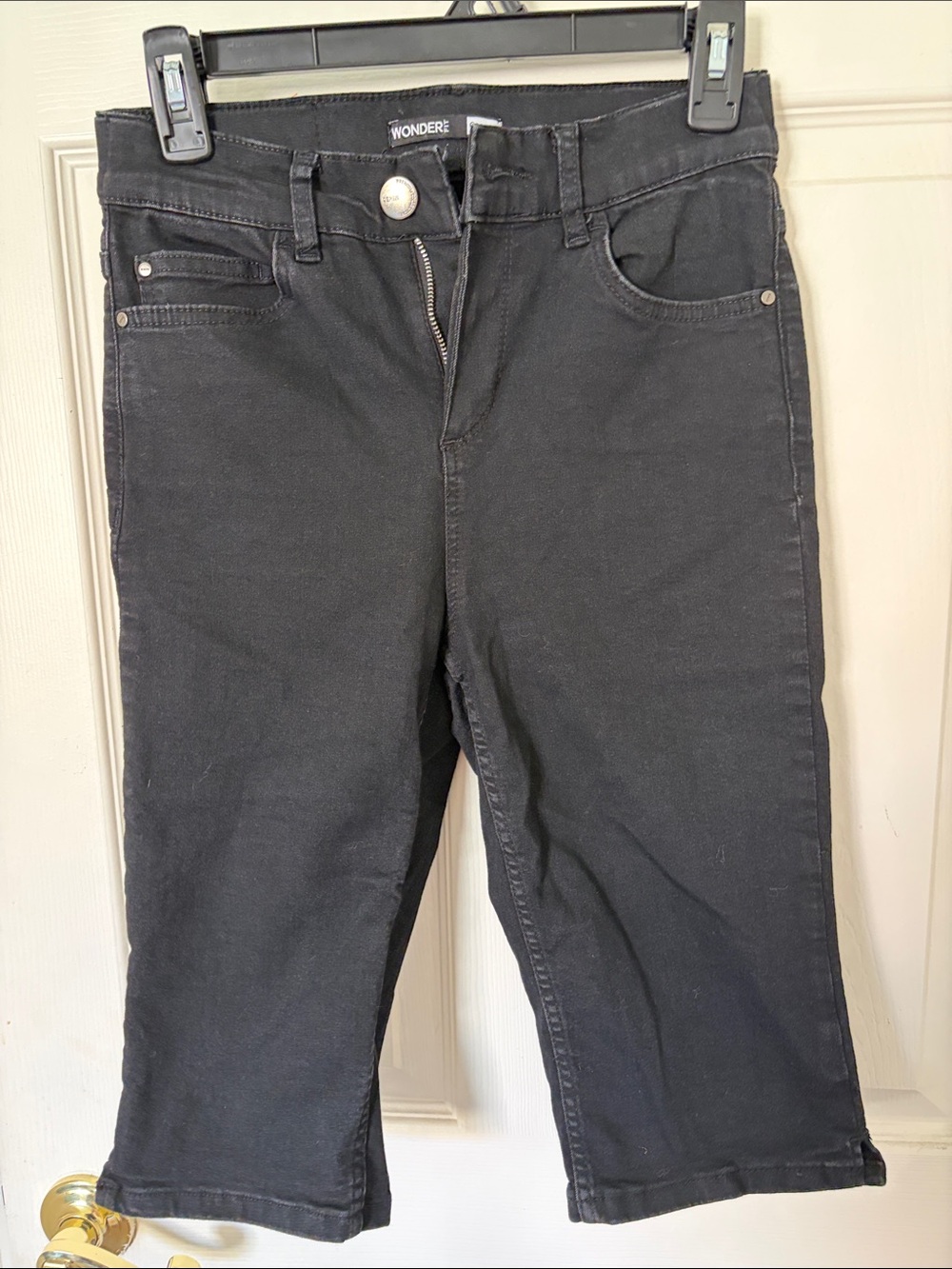 George Black Ankle Crop Stretch Jeans size small